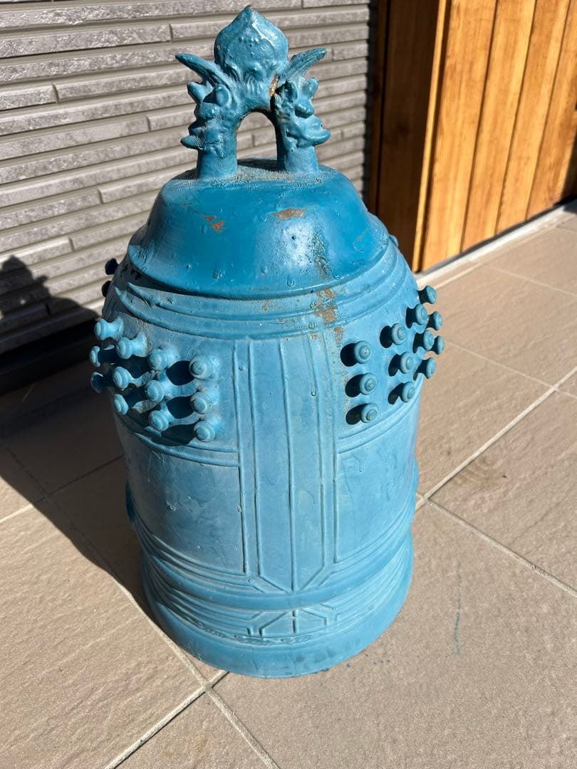 古銅製 半鐘 吊鐘 釣鐘 アンティーク 昭和レトロ　消防用