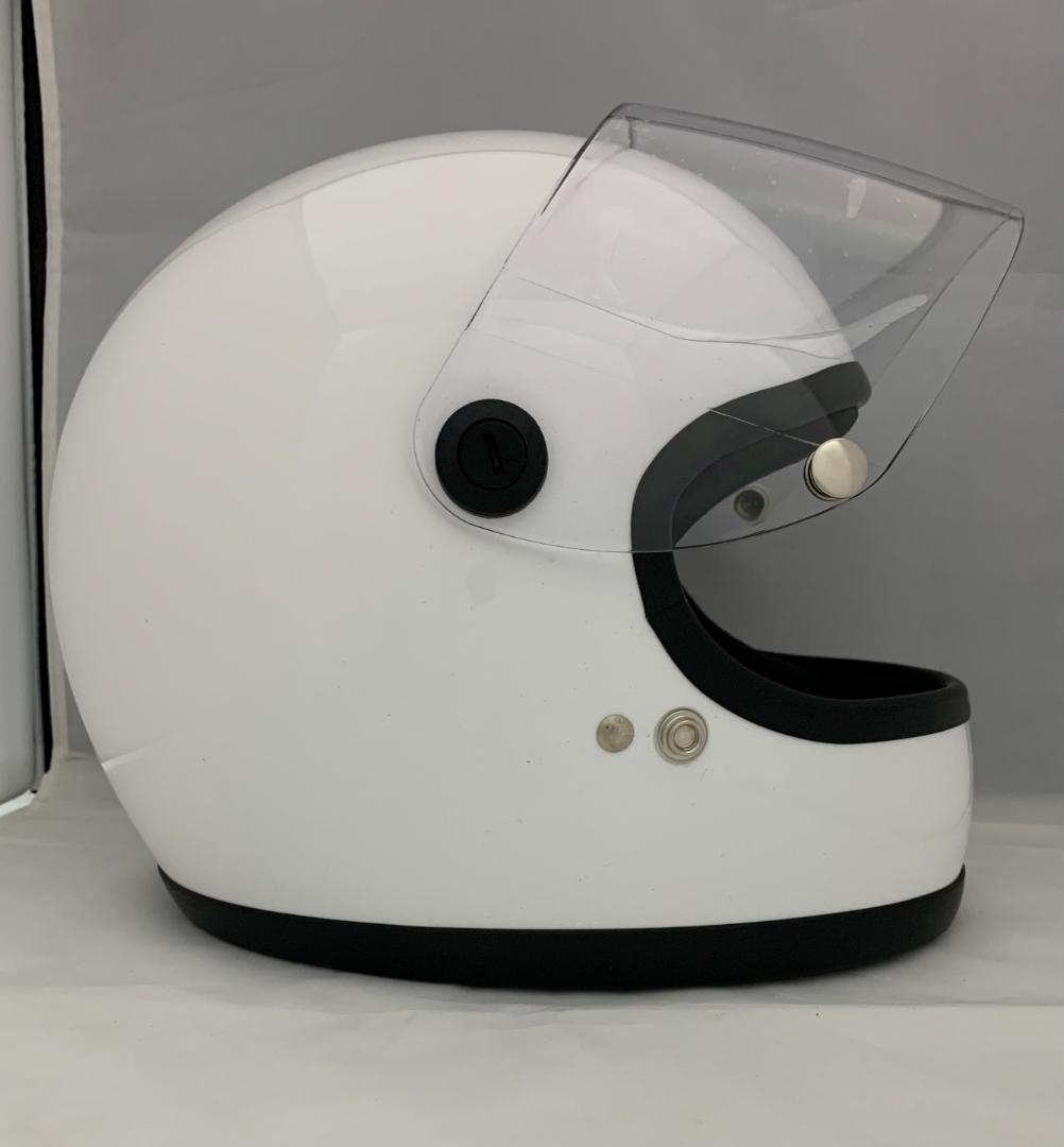 ビンテージフルフェイスヘルメット　族ヘル　シルバーシールド1枚セット