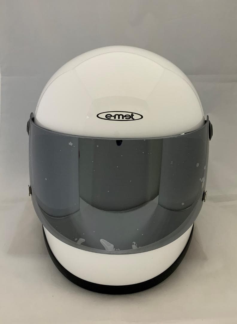 ビンテージフルフェイスヘルメット　族ヘル　シルバーシールド1枚セット