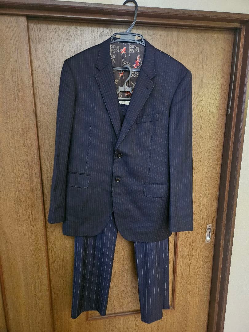 ポールスミス×ロロピアーナ　スーツ スリーピース ユニオンジャック サイズXL