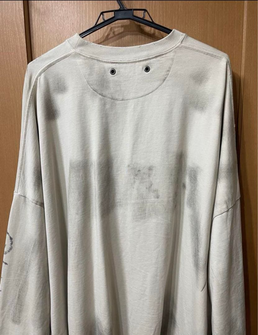 maison prince オーバーサイズ パッチロゴ ロンT CT6105