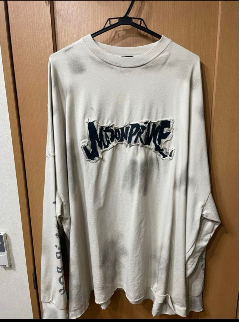 maison prince オーバーサイズ パッチロゴ ロンT CT6105