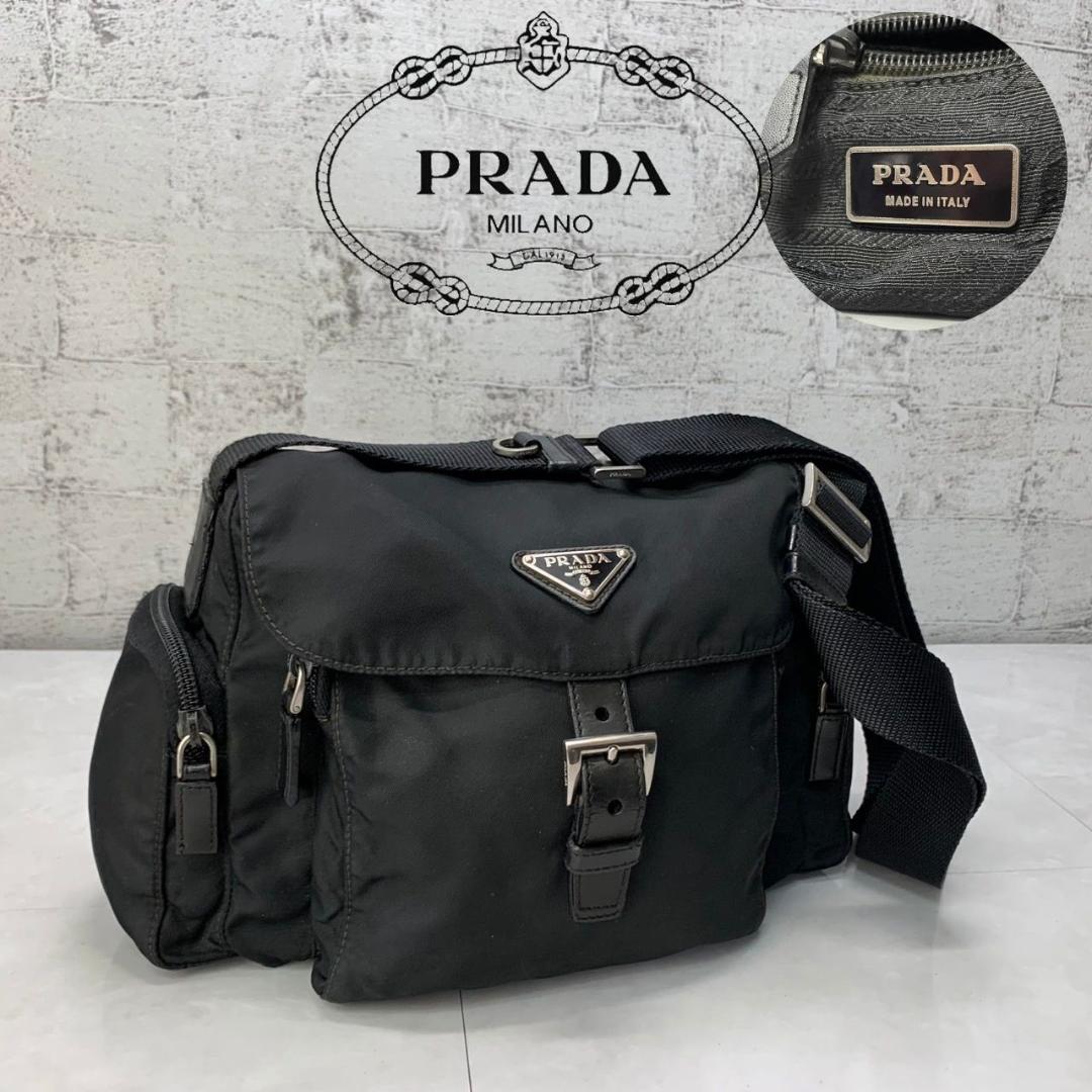PRADA ショルダーバッグ プラダ メッセンジャー バッグ BT0501 黒