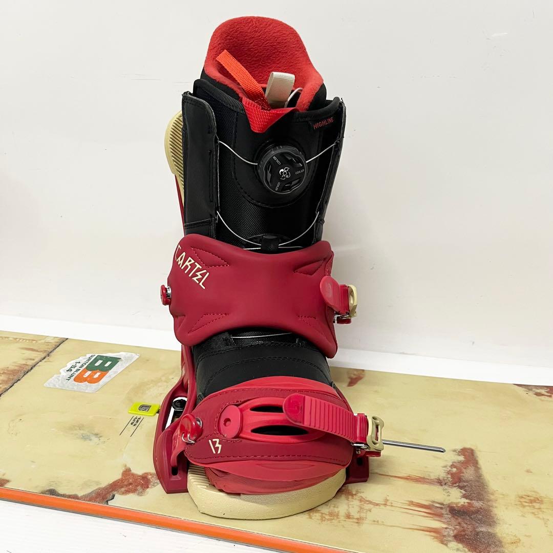 新品未使用　BURTON CARTEL スノボセット　バートン　スノーボード 板