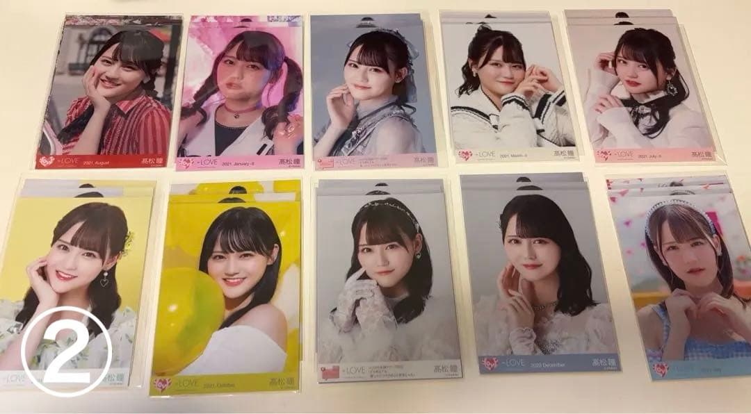 =LOVE イコラブ 髙松瞳 生写真 コンプ まとめ売り