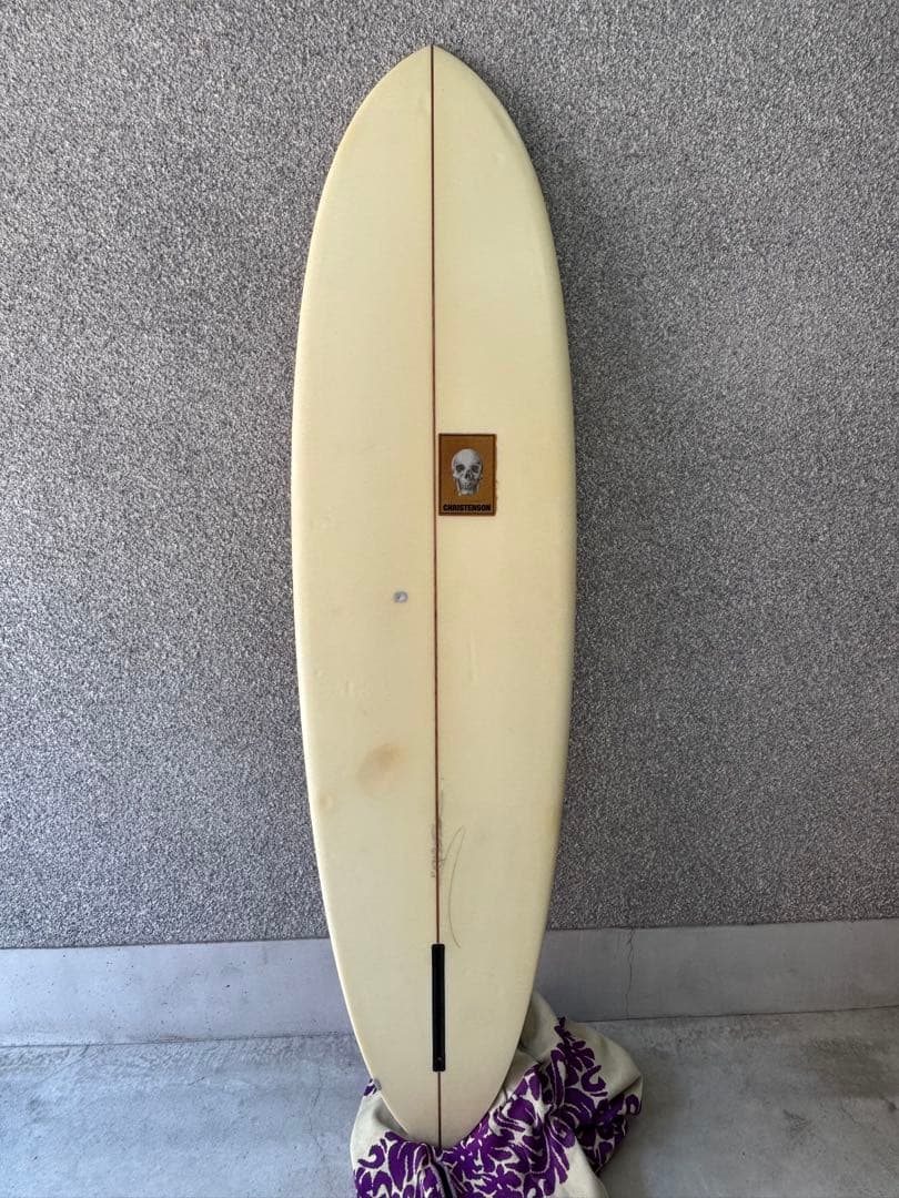 クリステンソンサーフボード　7.2フィート シングル　フィン無し　ソフトケース付