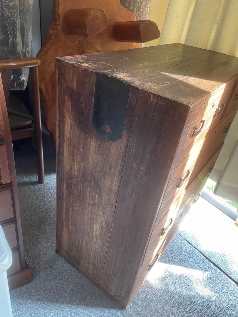 高級桐箪笥 昭和レトロ 5段 チェスト 和家具 ビンテージ