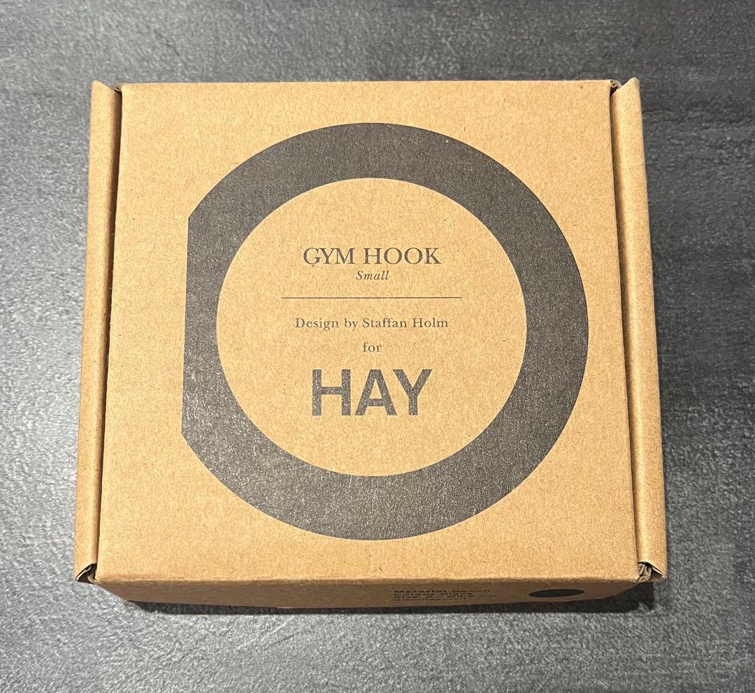 【HAY】GYM HOOK 黒　Sサイズ　タオル掛け