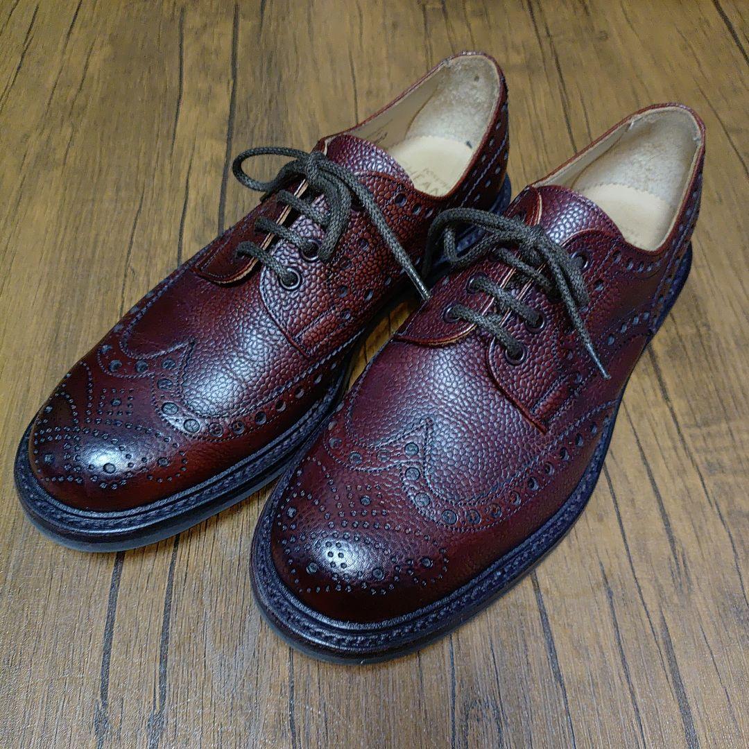 【新品同様】JOSEPHCHEANEY AVONC バーガンディグレイン 8 F