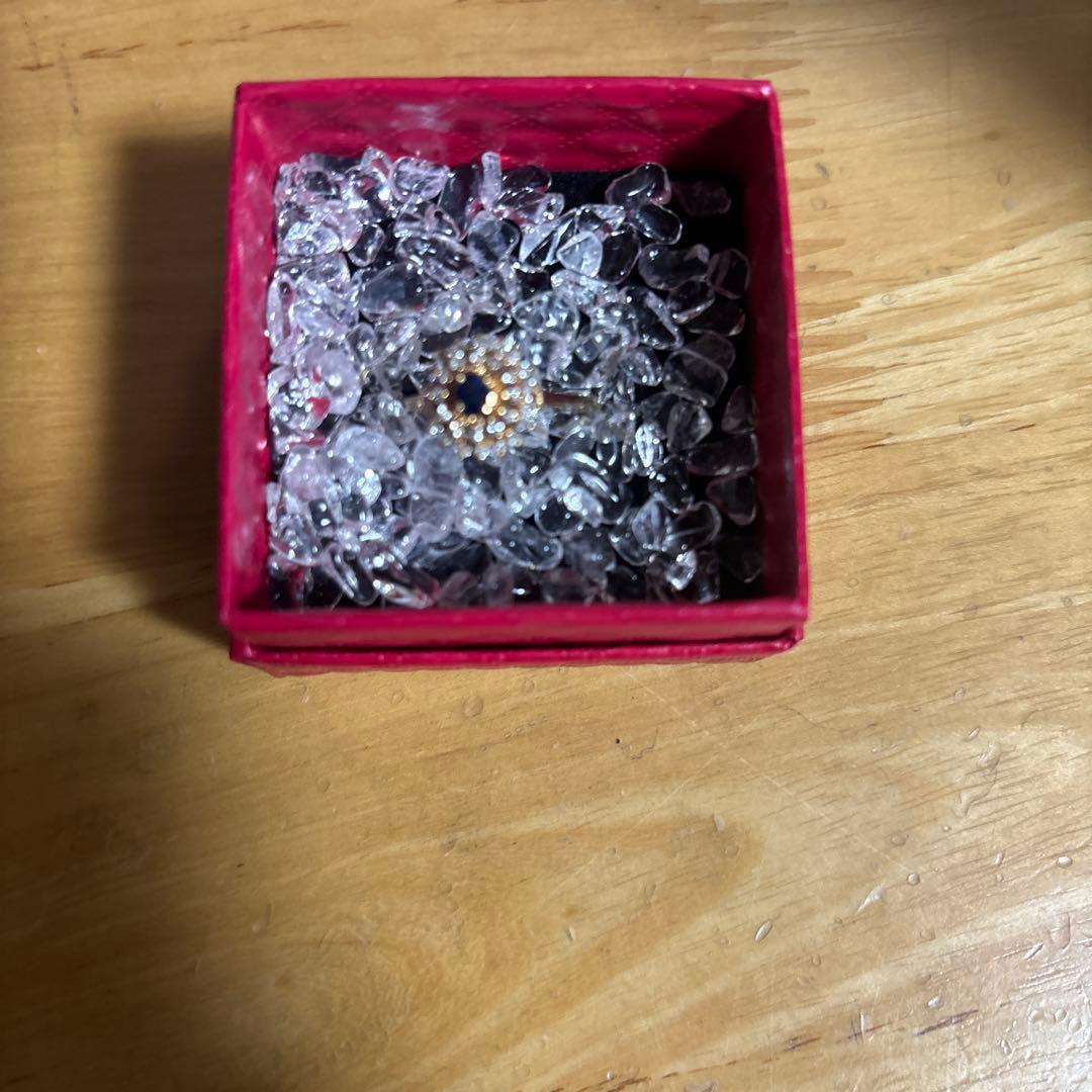 サファイアk18リング