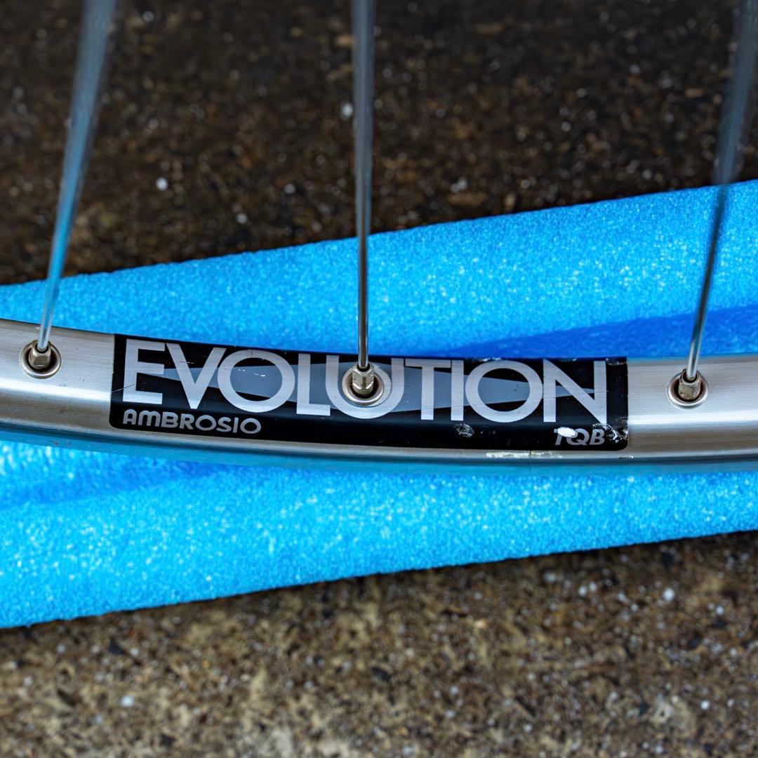 シマノ7700Duraace×アンブロッシオ evolution前後ホイール