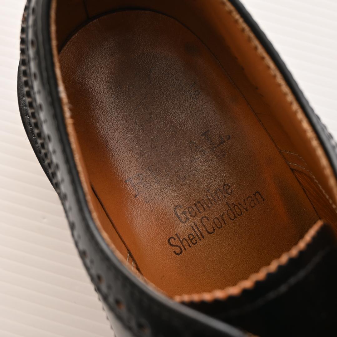 し*様 【24cm】REGAL リーガル ウイングチップ レザー シューズ ブラ