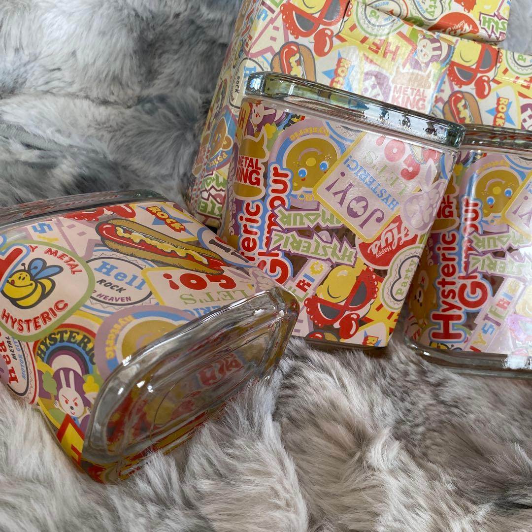 すけ様HYSTERIC GLAMOURガラス製密封容器　三個セット⭐︎新品未使用