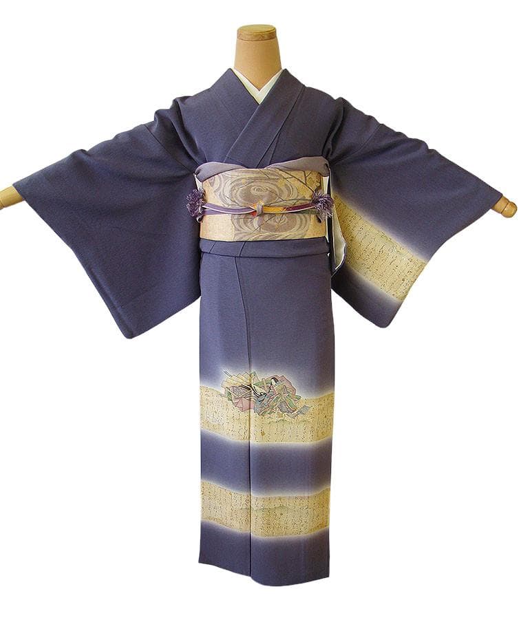 樽本伊勢蔵 訪問着＆袋帯・帯〆帯揚げセット（正絹）＜HH2204＞E30