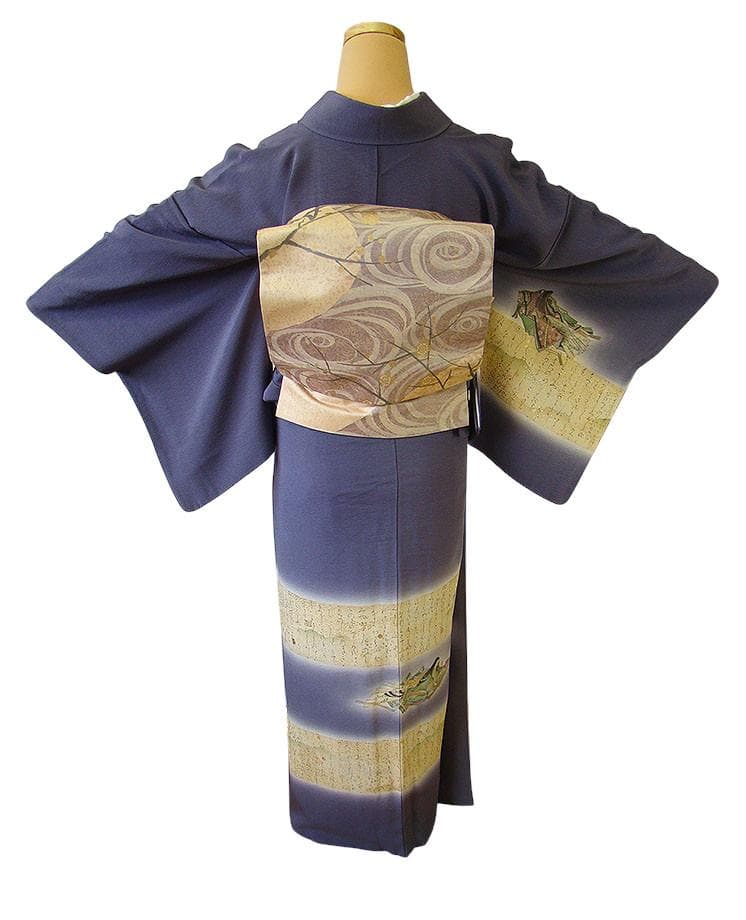 樽本伊勢蔵 訪問着＆袋帯・帯〆帯揚げセット（正絹）＜HH2204＞E30