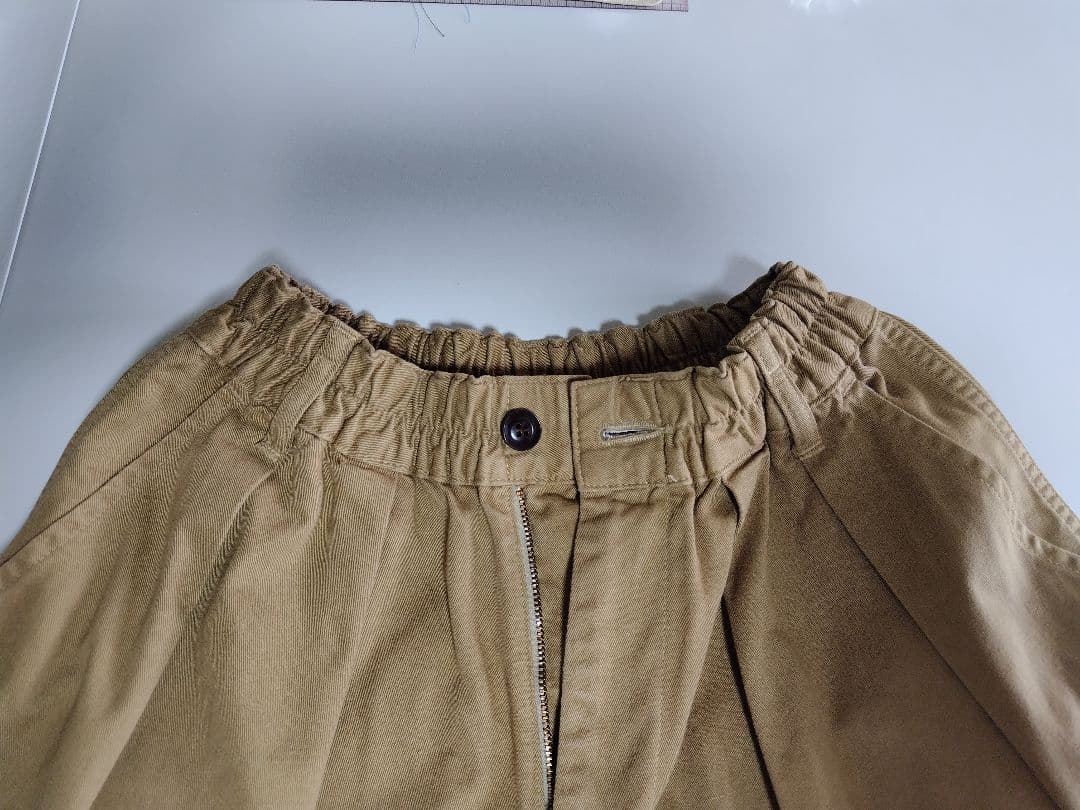ハーベスティー　チノクロスサーカスパンツ　ベージュ