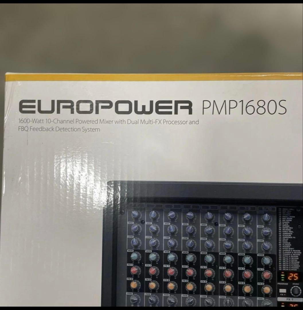 新品未使用 BEHRINGER EUROPOWER PMP1680S