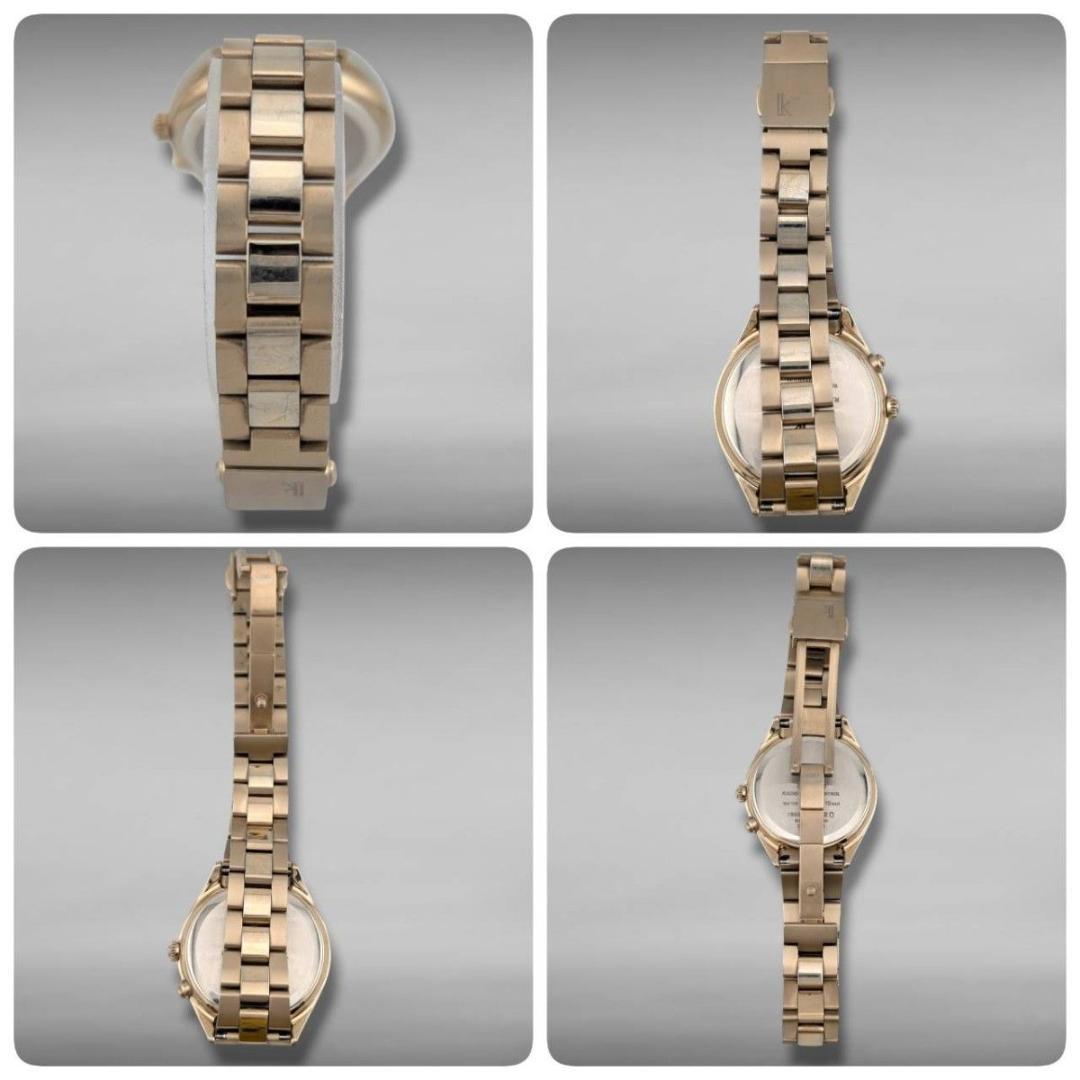 【稼働】セイコー ルキア 電波ソーラー シェル文字盤 チタン レディース