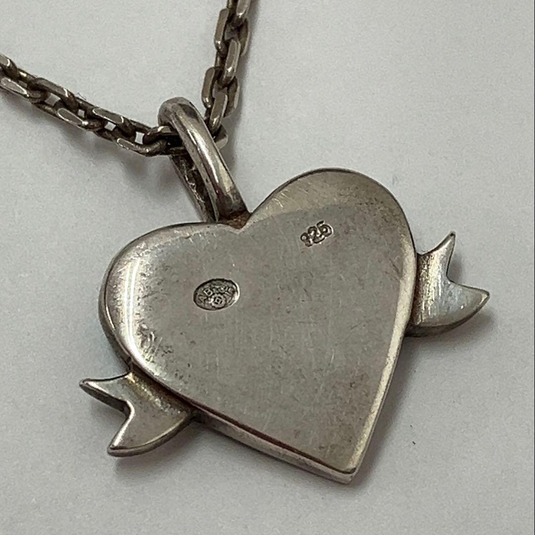 Christian DiorハートSIRVER925ネックレス