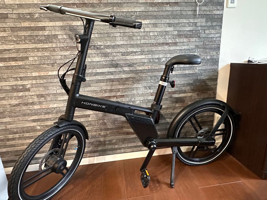 (新品)HONBIKE 電動アシスト自転車 ブラック　ホンバイク　付属品多数