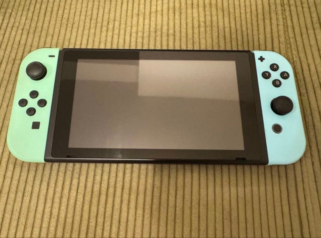 『ほぼ未使用』どうぶつの森デザイン Switch本体