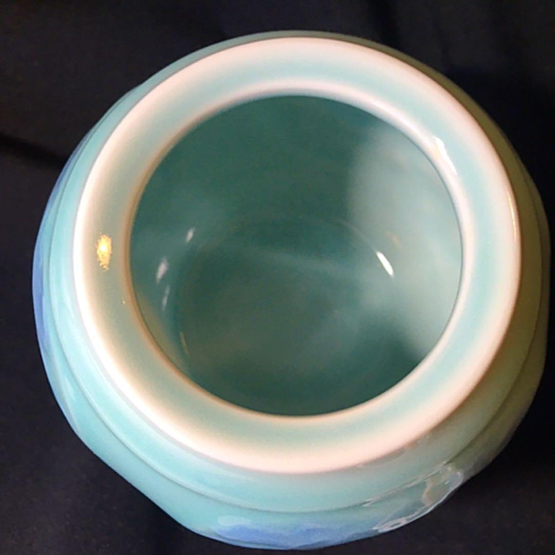 香炉　青磁　鍋島焼　小笠原長春造