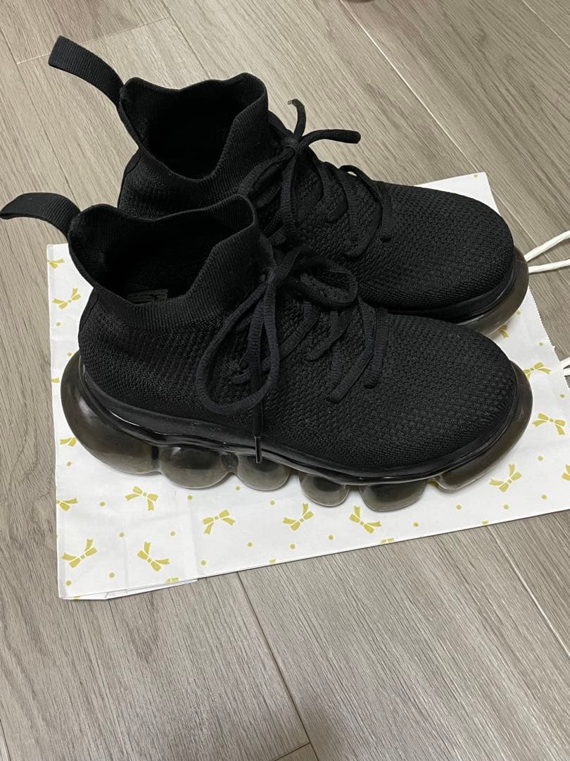 靴 New \"Jewelry\" High Shoes Black