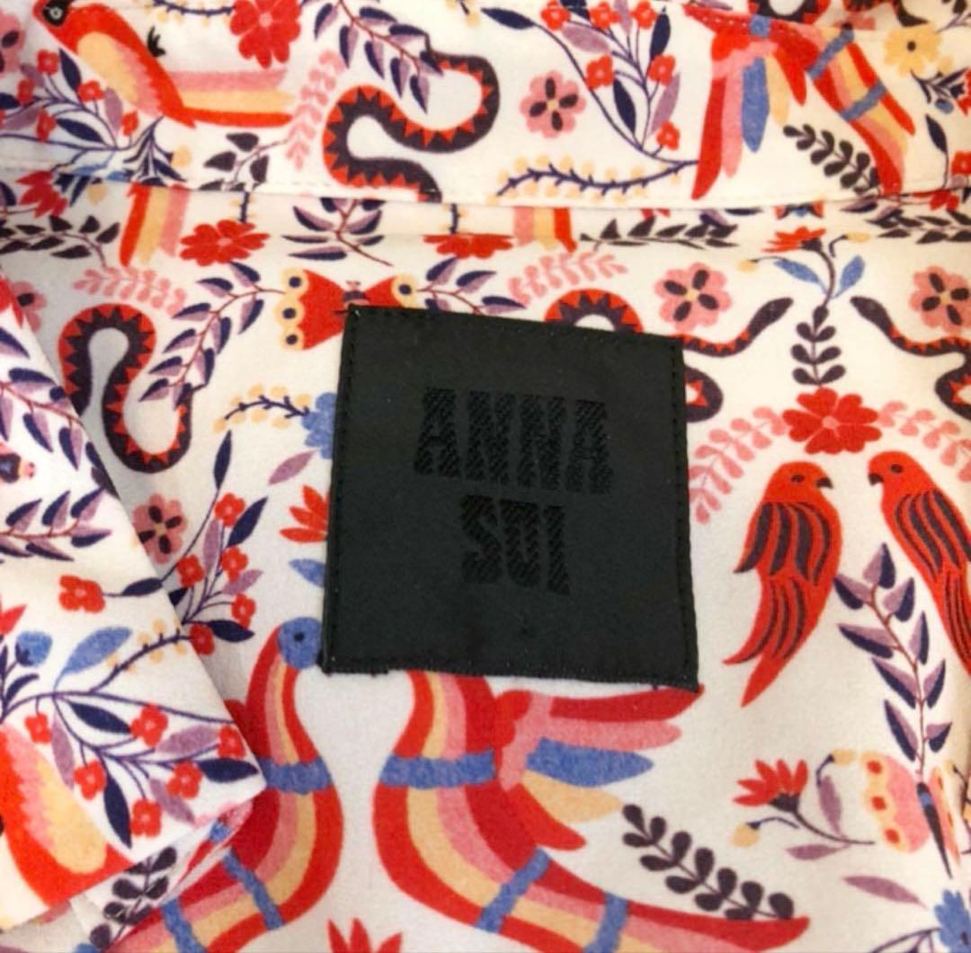 ANNASUI アナスイ雑誌Ginza コラボ★鳥柄ワンピース★限定品69000