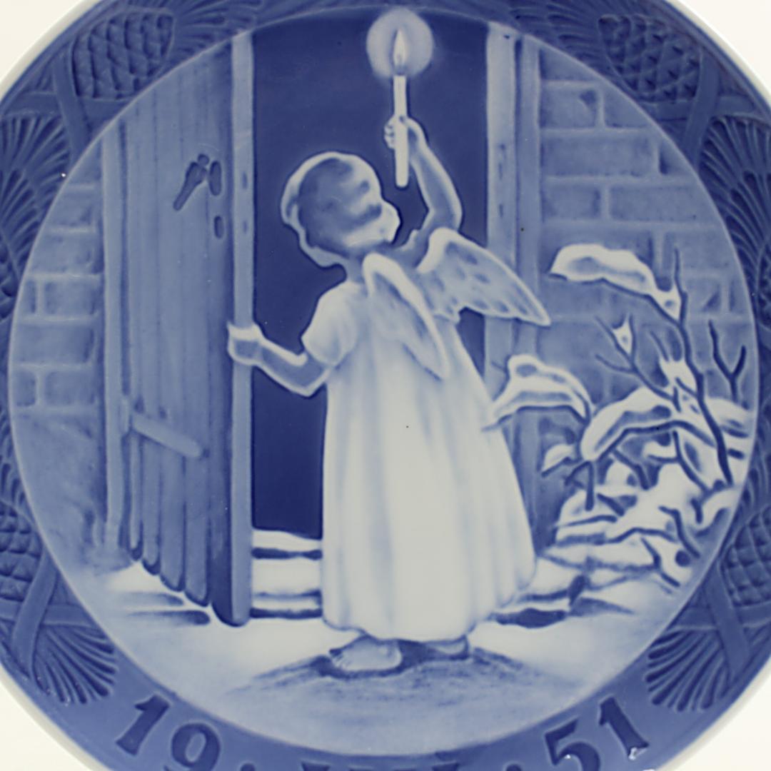 1951年 「クリスマスの天使」 イヤープレート ロイヤルコペンハーゲン