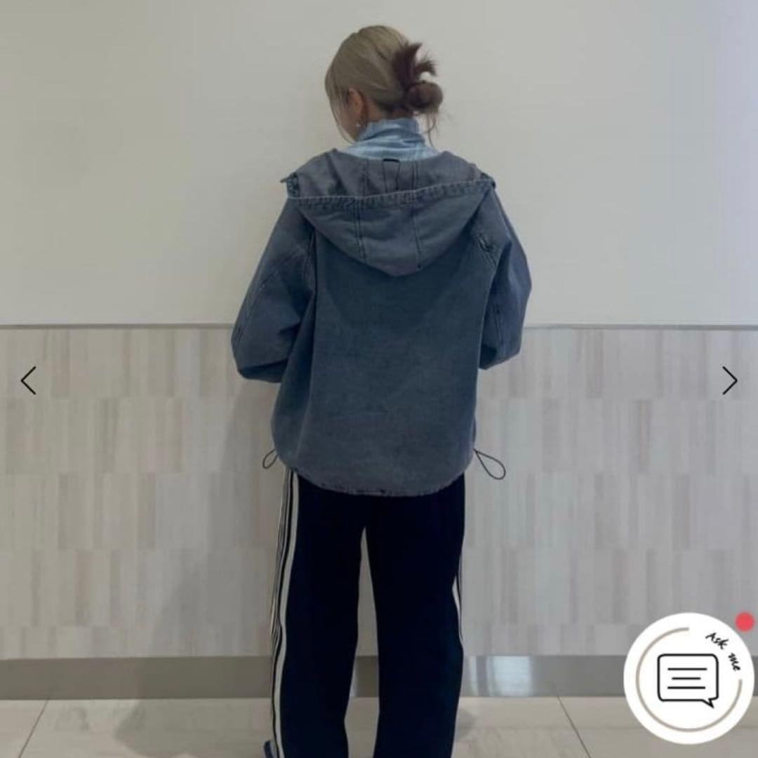 【新品未使用】アノラックパーカー　デニム　フーディ　ヤマダヤ