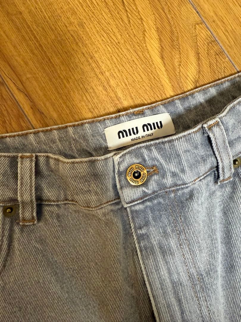 H*a様 完売品 miumiu ミュウミュウ デニム ショートパンツ