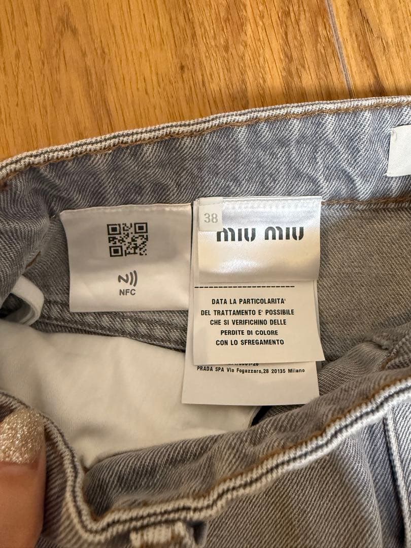 H*a様 完売品 miumiu ミュウミュウ デニム ショートパンツ