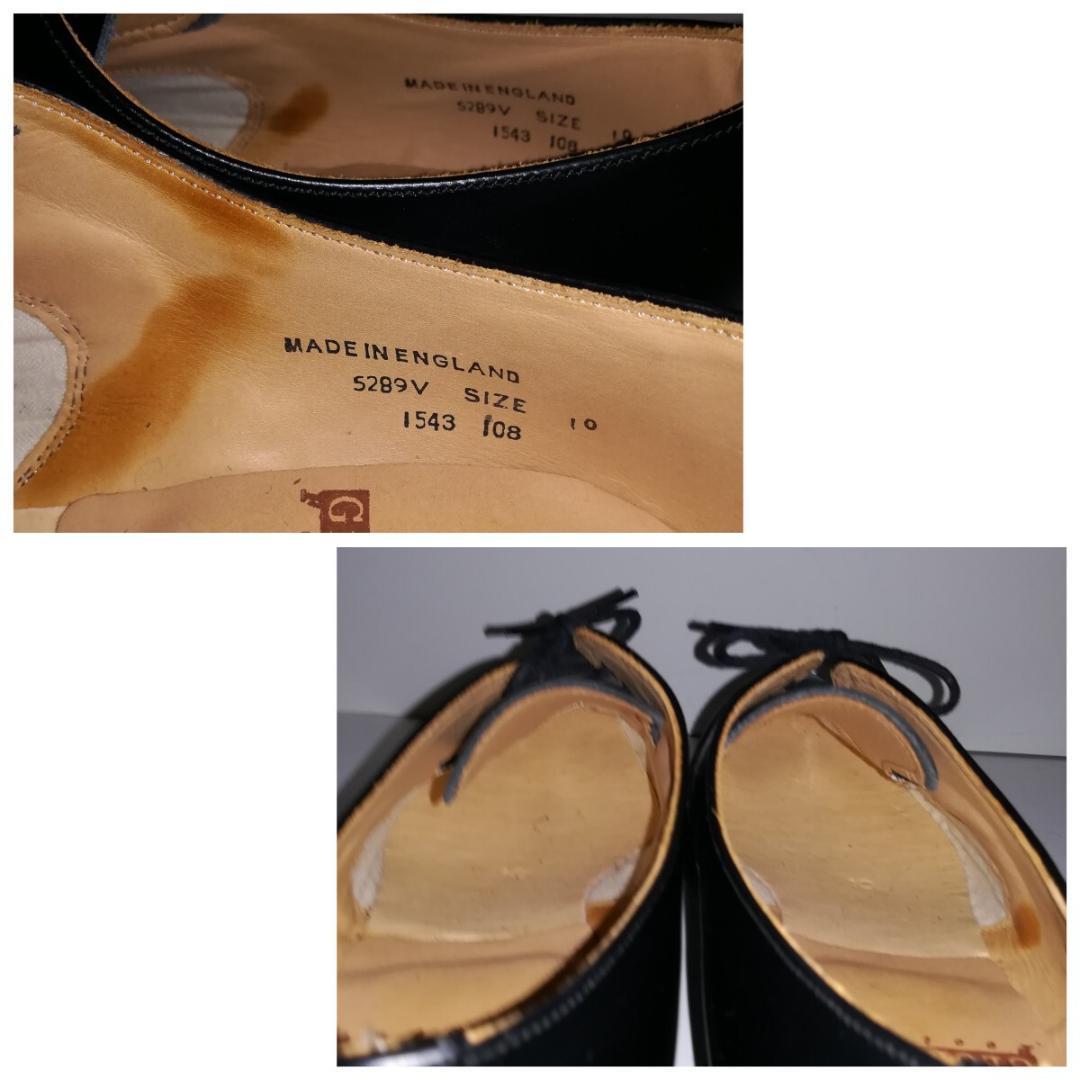 e0013 新品同様・試着程度 ジョージコックス ラバーソールブーツ 10 黒