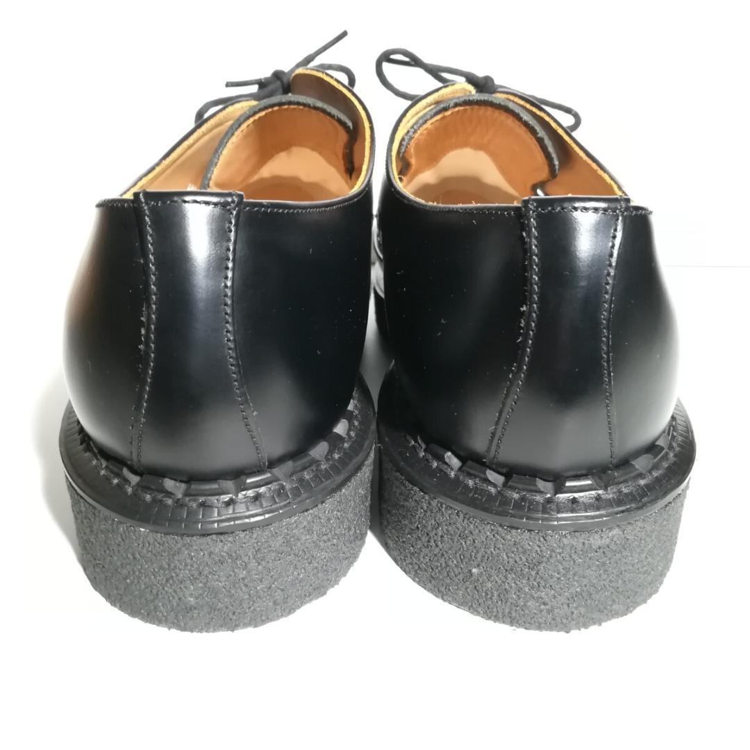 e0013 新品同様・試着程度 ジョージコックス ラバーソールブーツ 10 黒