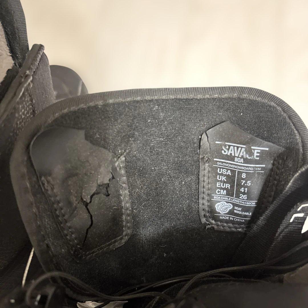 SALOMON スノーボードブーツ ブラック