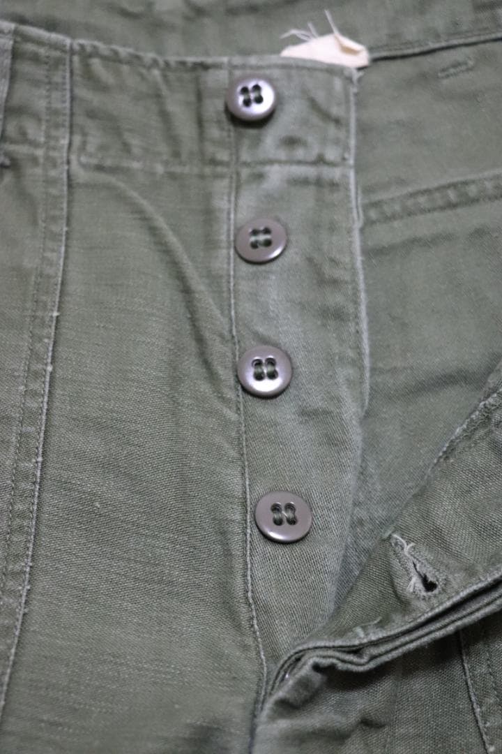 50s US ARMY ベイカーパンツ サイドアジャスター付き ビンテージ S