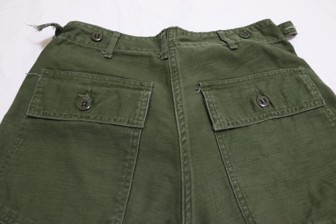50s US ARMY ベイカーパンツ サイドアジャスター付き ビンテージ S