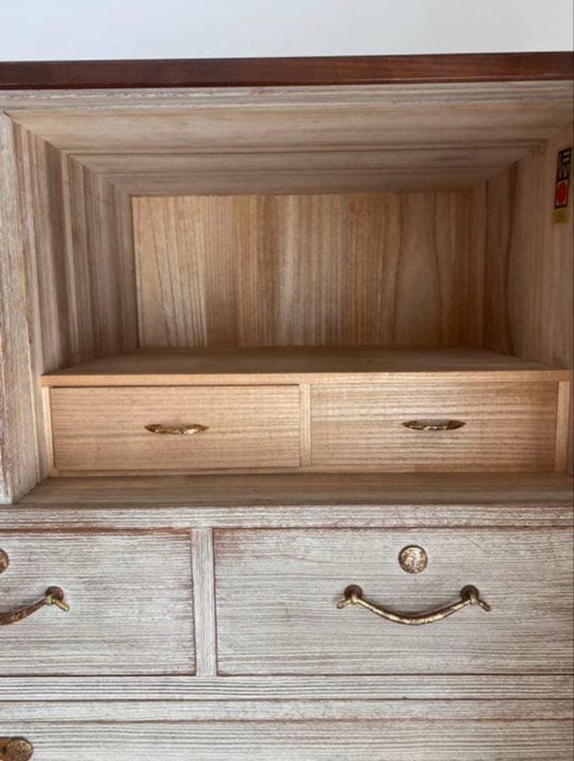 【美品】加茂桐タンス(ろう仕上げ高級箪笥)