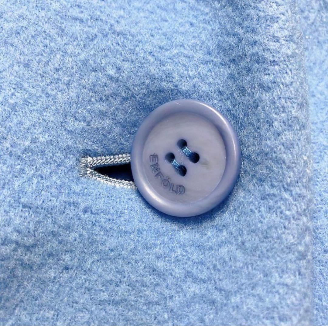 ENFOLD エンフォルド　リバーチェスター　コート　ライナー付　水色