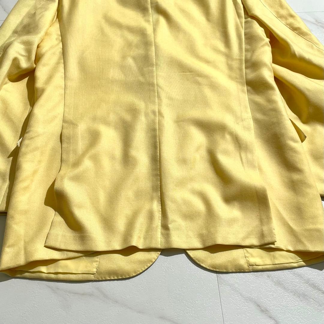 入手困難✨ ブリオーニ カシミヤ シルク テーラードジャケット イエロー