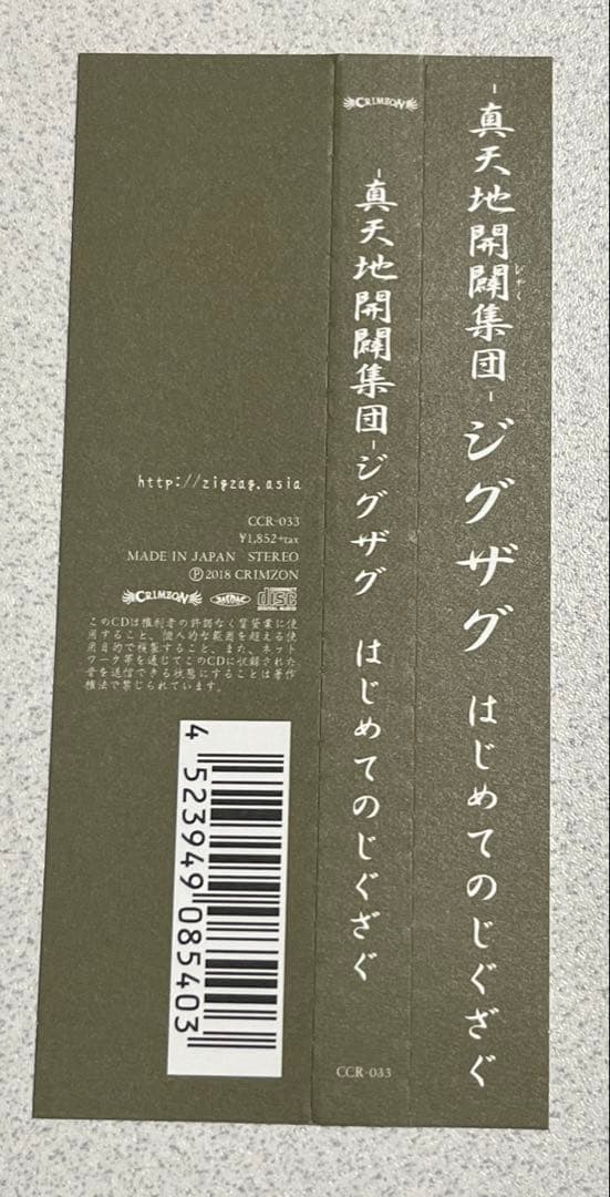 -真天地開闢集団-ジグザグ はじめてのジグザグ