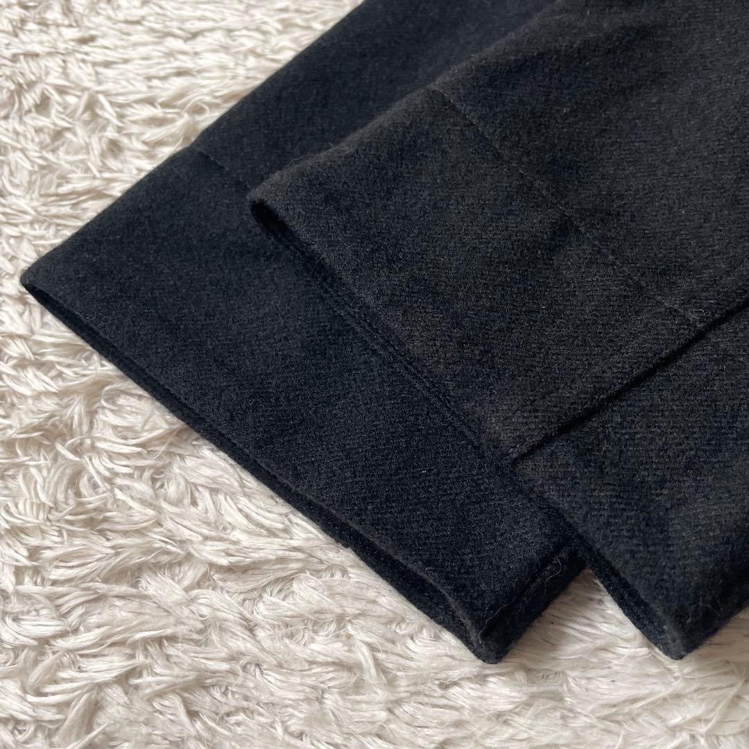 エムエイチエル 極美品24AW FELTED WOOL SHIRTING M 黒