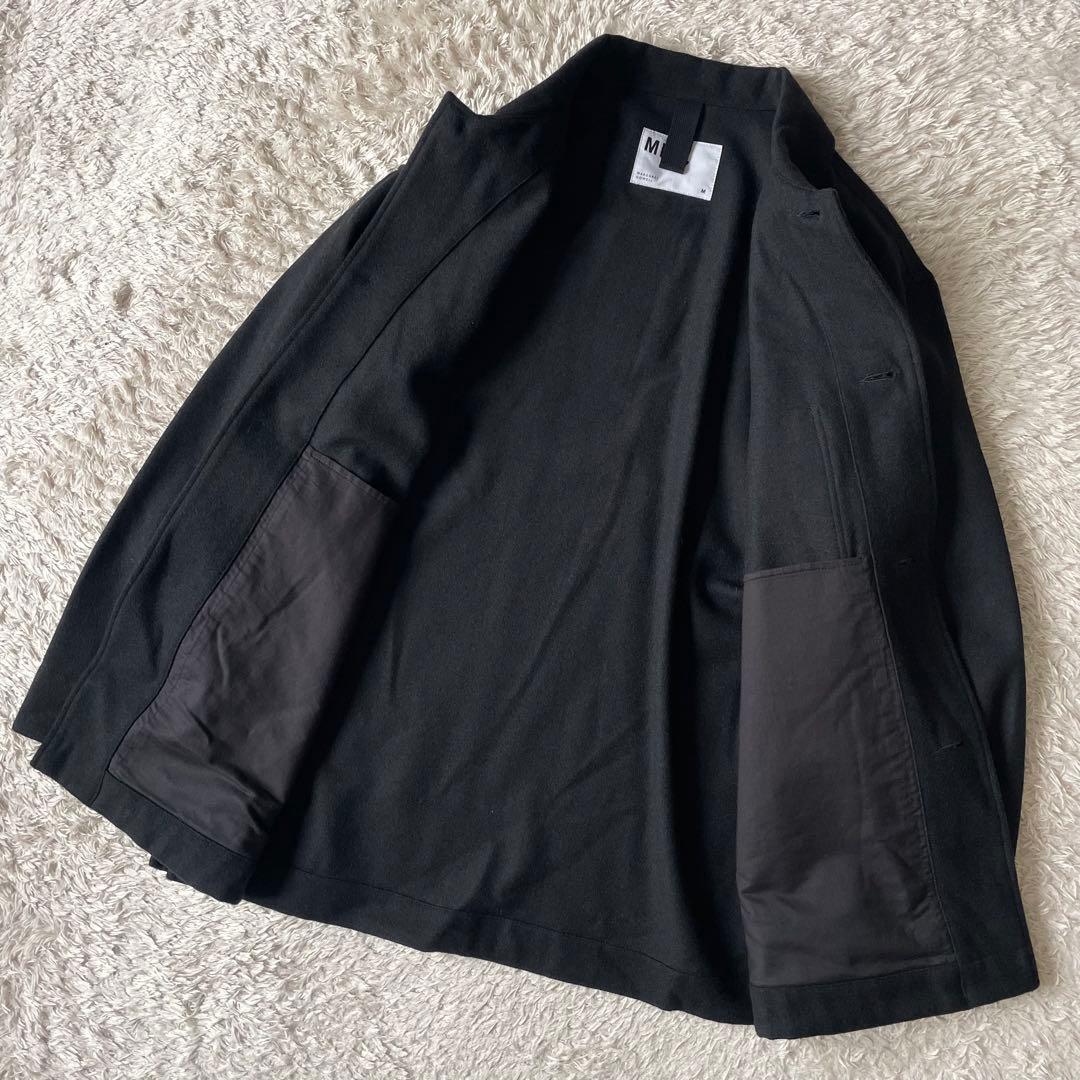 エムエイチエル 極美品24AW FELTED WOOL SHIRTING M 黒