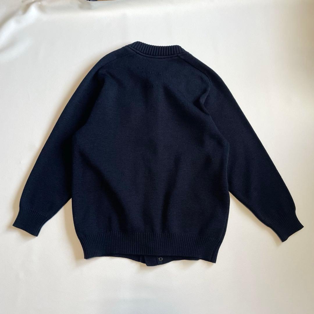 激レア【セリーヌ】ニット スタジャン エンブレム ネイビー フランス製 M