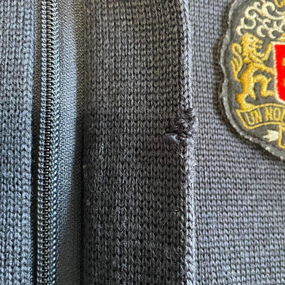 激レア【セリーヌ】ニット スタジャン エンブレム ネイビー フランス製 M