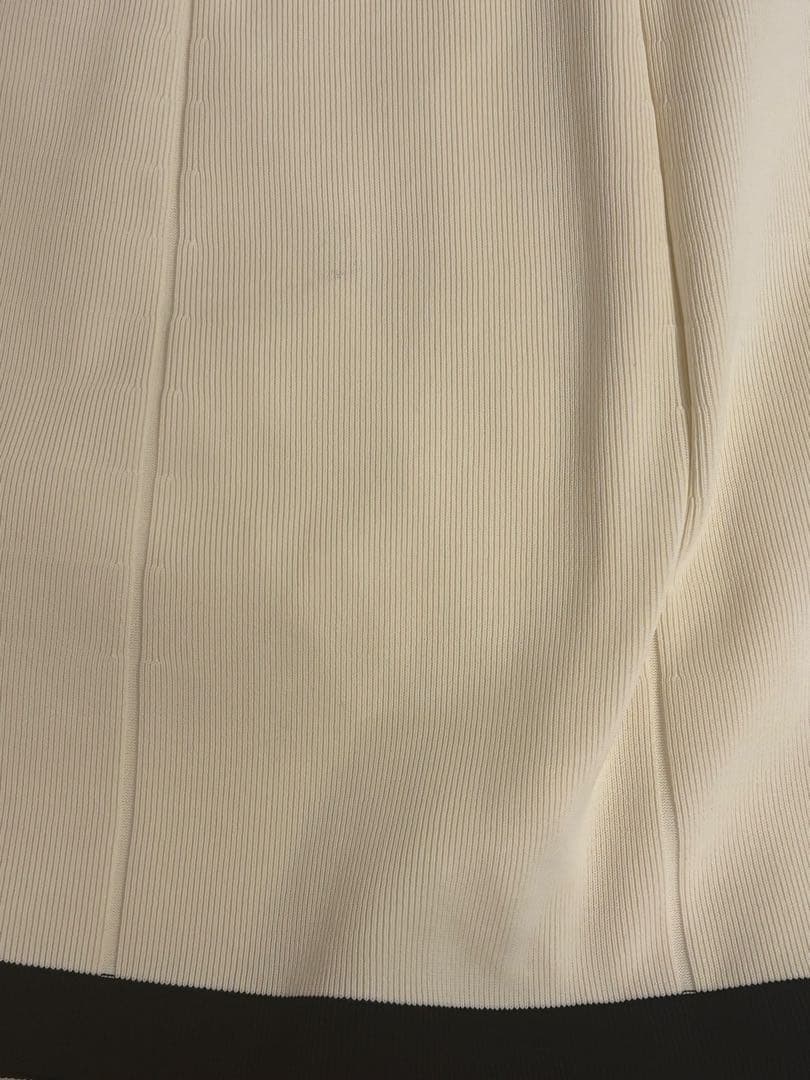 美品！CELFORD ベルスリーブ ガーメントワンピース オフホワイト