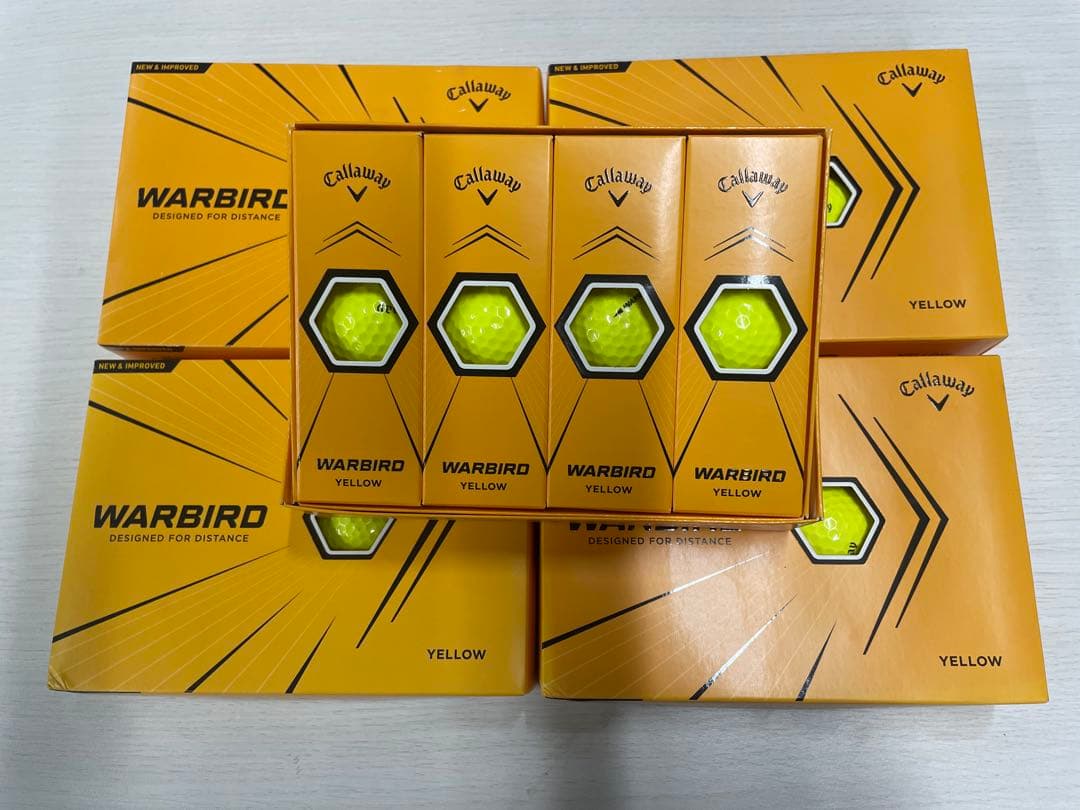 Callaway Warbird ゴルフボール イエロー 6個セット