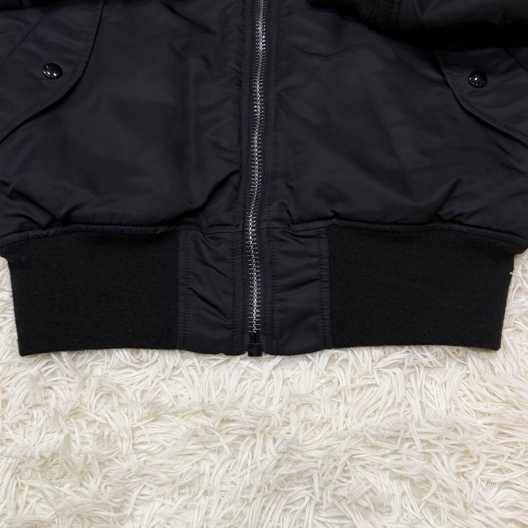 1805　アルファインダストリーズ　MA-1フライトジャケット　Mサイズ　黒