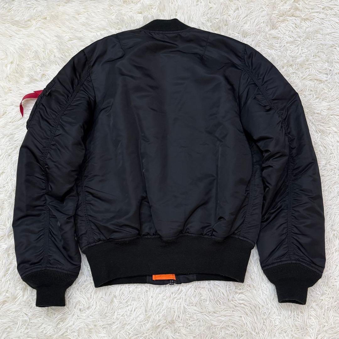 1805　アルファインダストリーズ　MA-1フライトジャケット　Mサイズ　黒