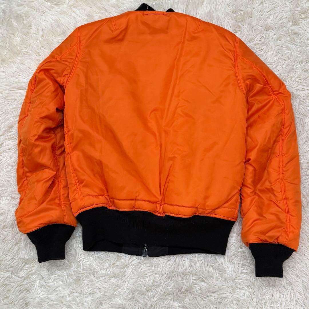 1805　アルファインダストリーズ　MA-1フライトジャケット　Mサイズ　黒